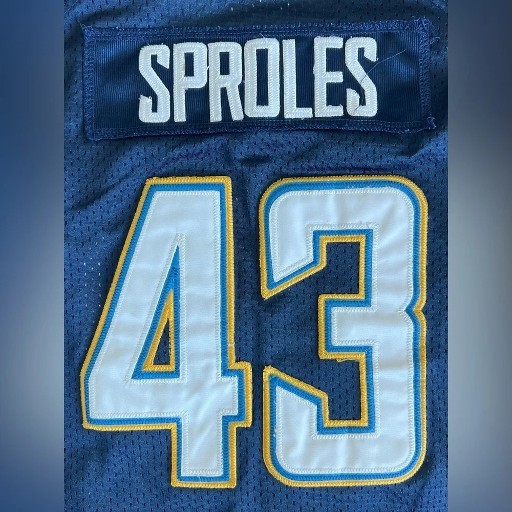 Darren Sproles San Diego Chargers Authentic Reebok Youth Football Jersey